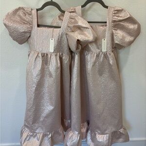 Elegant Pink Kids Formal Sister Dresses sizes 8&10